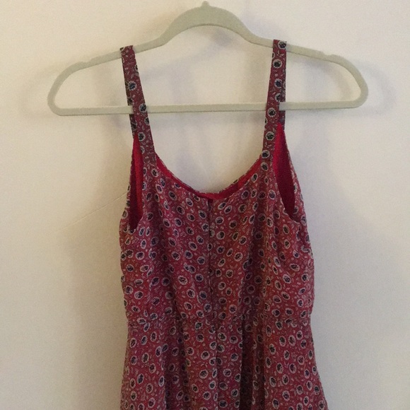 Red floral dress - Picture 3 of 3